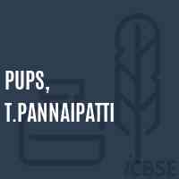 Pups, T.Pannaipatti Primary School Logo
