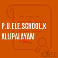 P.U.Ele.School,Kallipalayam Logo