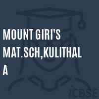Mount Giri'S Mat.Sch,Kulithala Primary School Logo