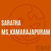Saratha Ms,Kamarajapuram Middle School Logo