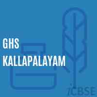 Ghs Kallapalayam Secondary School Logo