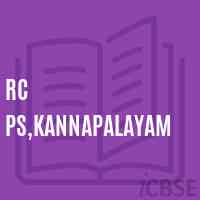 Rc Ps,Kannapalayam Primary School Logo
