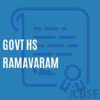 Govt Hs Ramavaram Secondary School Logo