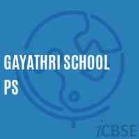 Gayathri School Ps Logo