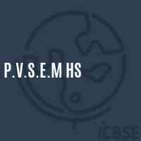 P.V.S.E.M Hs Secondary School Logo