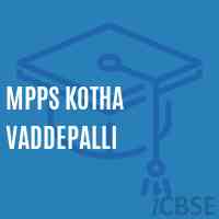 Mpps Kotha Vaddepalli Primary School Logo
