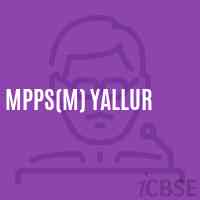 Mpps(M) Yallur Primary School Logo