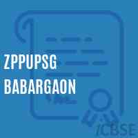 Zppupsg Babargaon Middle School Logo