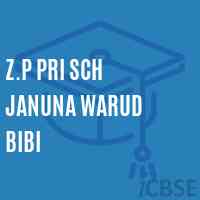 Z.P Pri Sch Januna Warud Bibi Primary School Logo
