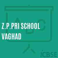 Z.P.Pri School Vaghad Logo