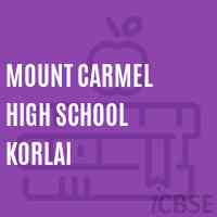 Mount Carmel High School Korlai Logo