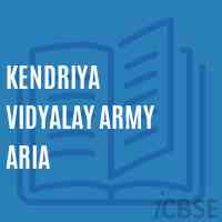 Kendriya Vidyalay Army Aria Senior Secondary School Logo