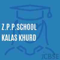 Z.P.P.School Kalas Khurd Logo