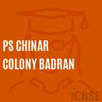 Ps Chinar Colony Badran Primary School Logo