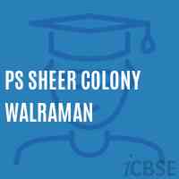 Ps Sheer Colony Walraman Primary School Logo