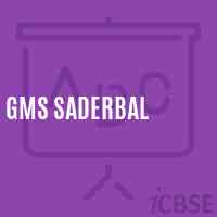 Gms Saderbal Middle School Logo