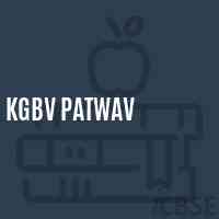 Kgbv Patwav Middle School Logo