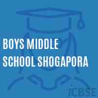 Boys Middle School Shogapora Logo