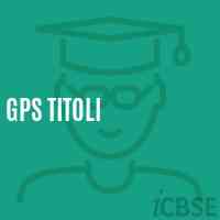 Gps Titoli Primary School Logo