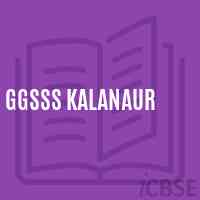 Ggsss Kalanaur High School Logo