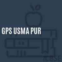 Gps Usma Pur Primary School Logo
