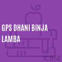 Gps Dhani Binja Lamba Primary School Logo