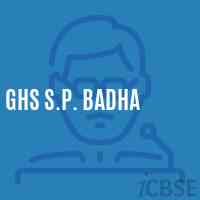Ghs S.P. Badha Secondary School Logo