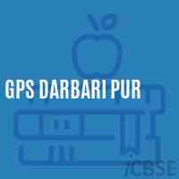 Gps Darbari Pur Primary School Logo
