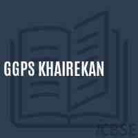 Ggps Khairekan Primary School Logo