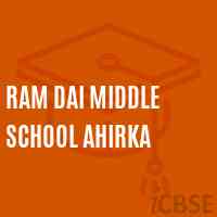 Ram Dai Middle School Ahirka Logo