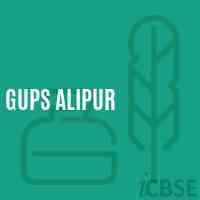 Gups Alipur Middle School Logo