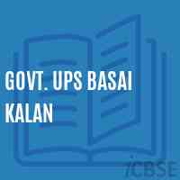 Govt. Ups Basai Kalan Middle School Logo