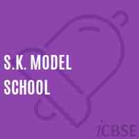 S.K. Model School Logo