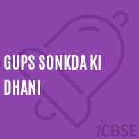 Gups Sonkda Ki Dhani Middle School Logo