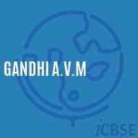 Gandhi A.V.M Secondary School Logo
