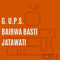 G. U.P.S. Bairwa Basti Jatawati Middle School Logo