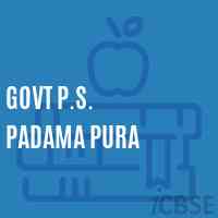 Govt P.S. Padama Pura Primary School Logo