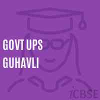 Govt Ups Guhavli Middle School Logo