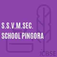 S.S.V.M.Sec. School Pingora Logo