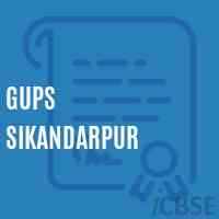 Gups Sikandarpur Middle School Logo