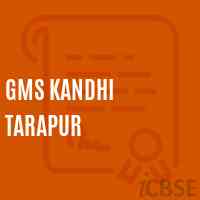 Gms Kandhi Tarapur Middle School Logo