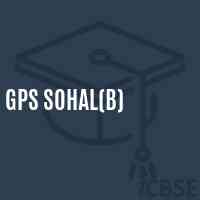 Gps Sohal(B) Primary School Logo