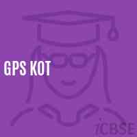 Gps Kot Primary School Logo