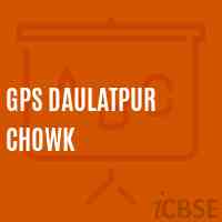 Gps Daulatpur Chowk Primary School Logo