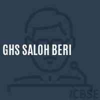 Ghs Saloh Beri Secondary School Logo