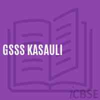 Gsss Kasauli High School Logo