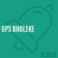 Gps Bholeke Primary School Logo