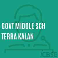 Govt Middle Sch Terra Kalan Middle School Logo