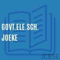 Govt.Ele.Sch. Joeke Primary School Logo