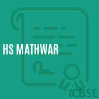 Hs Mathwar Secondary School Logo